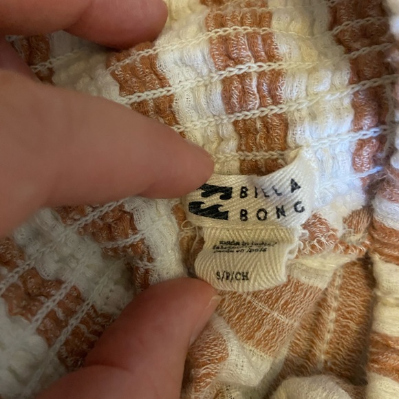 Pink and white striped beach pants billabong - Picture 3 of 4